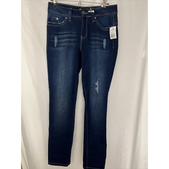Royalty For Me Wanna Betta Butt Denim Jeans Women 8 Mid-Rise Slim Skinny NWT - Picture 1 of 15